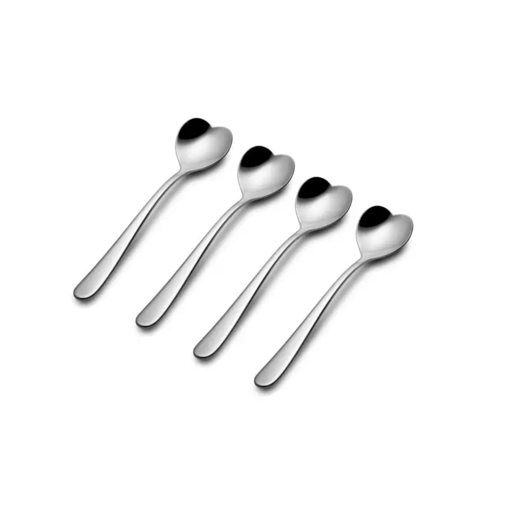 NiB Alessi x Miriam Mirri x Delta Big Love Heart-Shaped SS Spoons Set